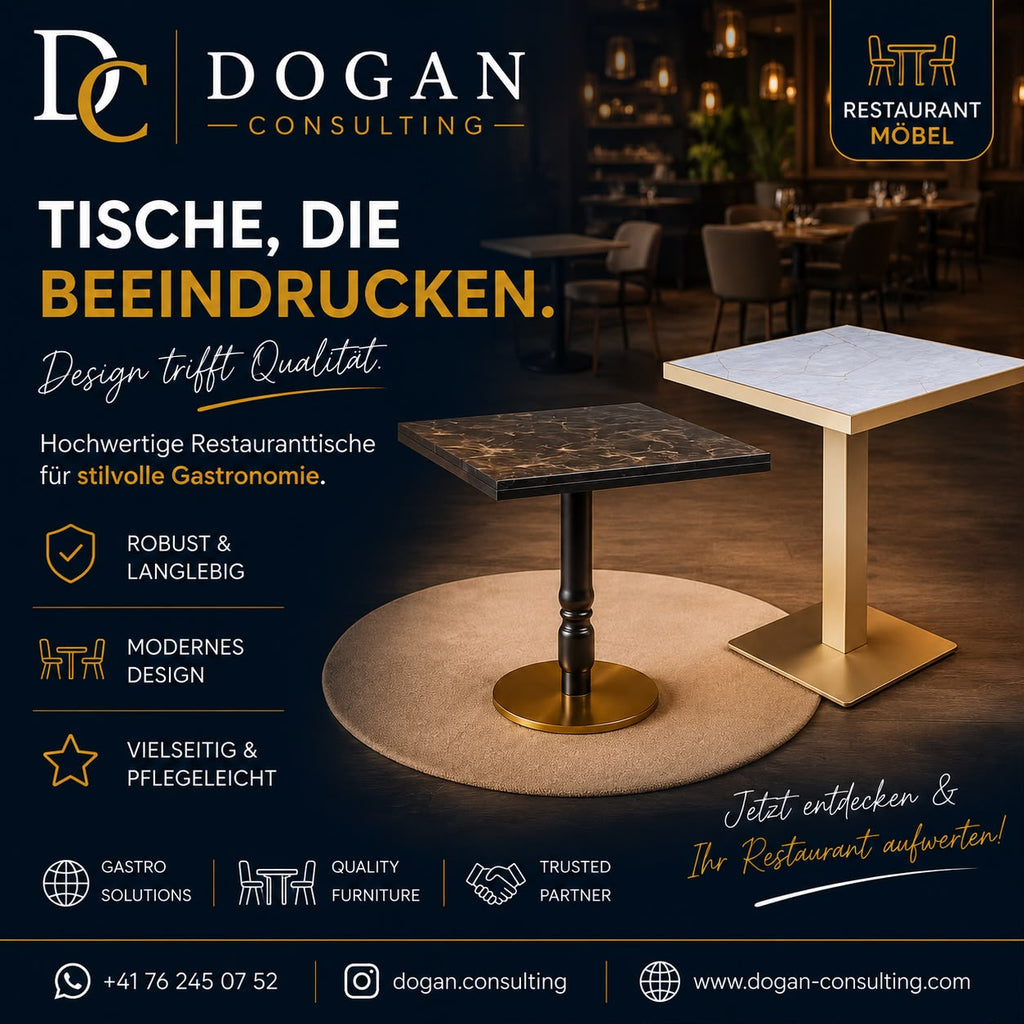 Gastronomie-Tische – verschiedene Modelle & Ausführungen