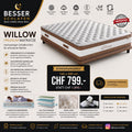 WILLOW Premium Matratze – ergonomischer Schlafkomfort