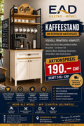 Kaffeestand / Kaffeebar mit Stauraum | Lieferzeit 3–4 Wochen
