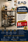Bar Bistro Servierwagen – CHF 85.– | Lieferzeit 3–4 Wochen