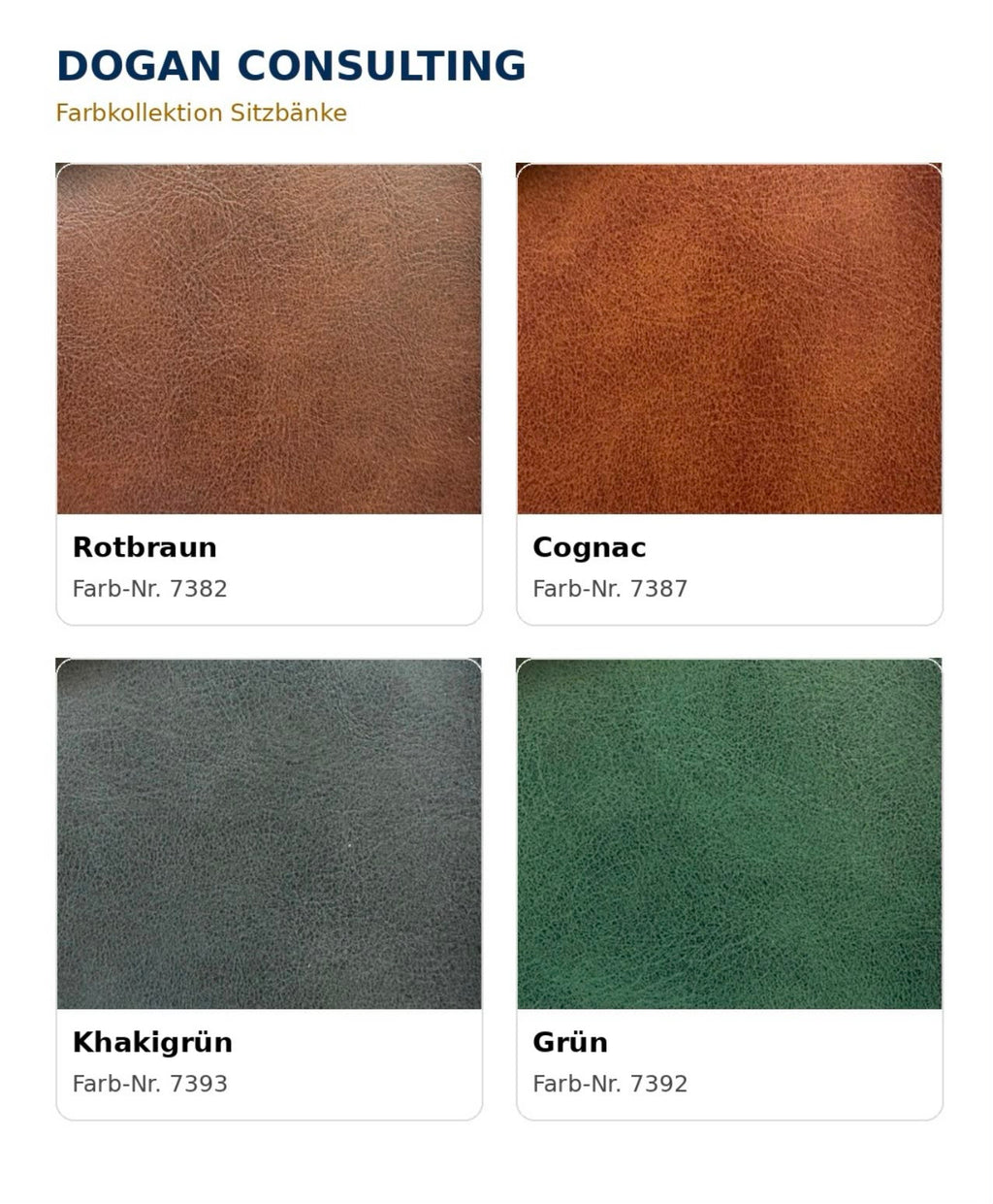 Sitzbank nach Mass – verschiedene Farben & Modelle